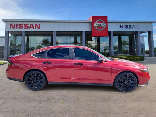 Radiant Red Metallic 2023 Honda Accord Hybrid Sport