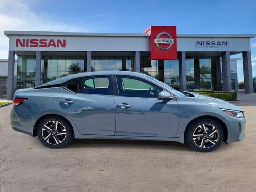 Atlantic Gray Metallic 2024 Nissan Sentra SV