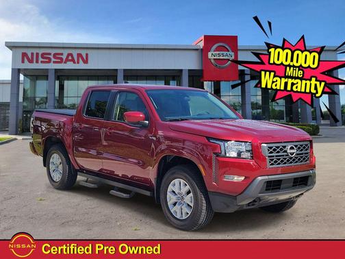 Cardinal Red Tricoat 2022 Nissan Frontier SV