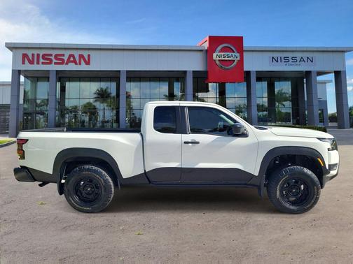 Glacier White 2025 Nissan Frontier S