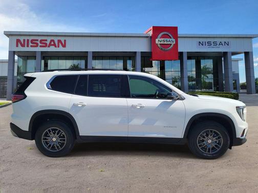 Summit White 2025 GMC Acadia FWD Elevation