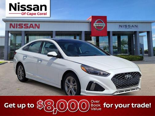 Quartz White Pearl 2018 Hyundai SONATA Limited