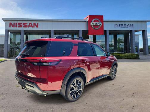 Scarlet Ember Tintcoat 2026 Nissan Pathfinder SL
