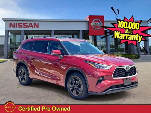 Ruby Flare Pearl 2022 Toyota Highlander XLE