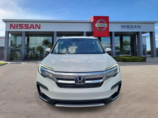 Platinum White 2021 Honda Pilot AWD Elite
