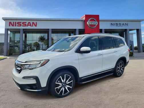 Platinum White 2021 Honda Pilot AWD Elite