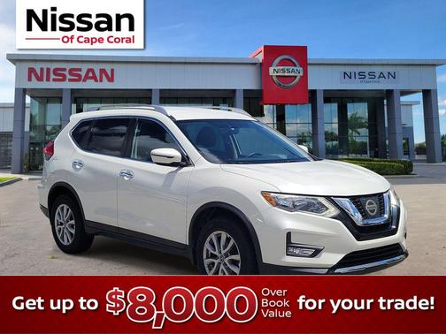 Pearl White 2017 Nissan Rogue SV