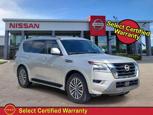 Brilliant Silver Metallic 2021 Nissan Armada SL 2WD