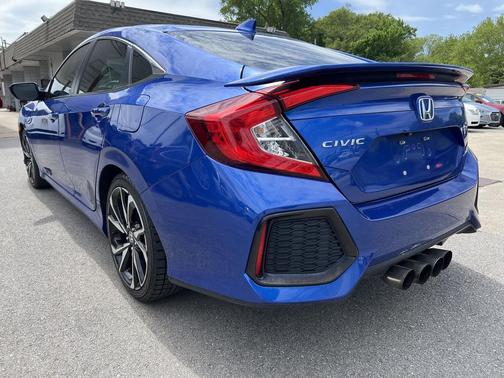 Aegean Blue Metallic 2018 Honda Civic Si