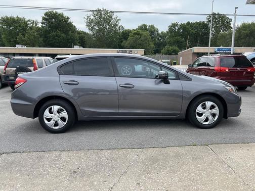 Modern Steel Metallic 2014 Honda Civic LX