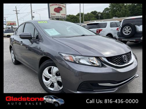 Modern Steel Metallic 2014 Honda Civic LX