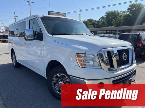 Glacier White 2013 Nissan NV Passenger NV3500 HD SL V8