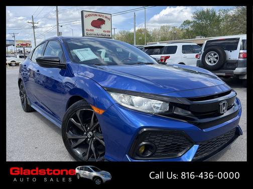 Aegean Blue Metallic 2018 Honda Civic Sport