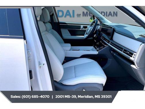Serenity White 2025 Hyundai SANTA FE Calligraphy