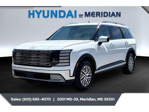 Creamy White Pearl 2026 Hyundai Palisade Hybrid Blue SEL 7P