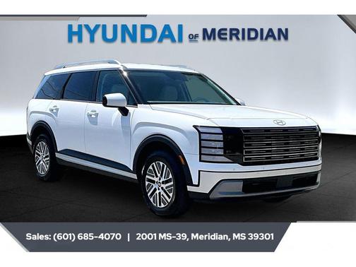 Creamy White Pearl 2026 Hyundai Palisade Hybrid Blue SEL 7P