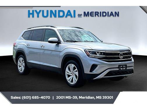 Pyrite Silver Metallic 2021 Volkswagen Atlas 3.6L SE w/Technology