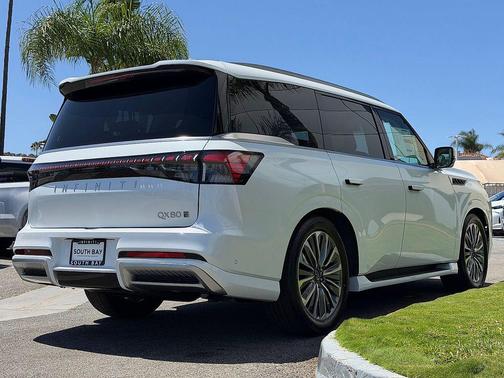 Radiant White 2027 INFINITI QX80 Luxe