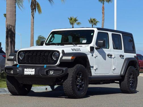 Bright White Clearcoat 2024 Jeep Wrangler 4xe Willys