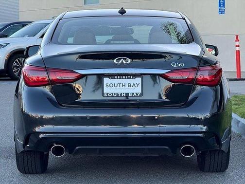 Midnight Black 2023 INFINITI Q50 3.0t LUXE