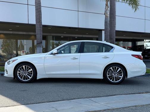 Majestic White 2023 INFINITI Q50 3.0t LUXE