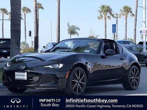 Jet Black Mica 2025 Mazda MX-5 Miata RF Grand Touring