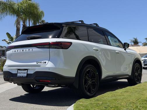 Radiant White/Black Obsidian 2027 INFINITI QX60 SPORT AWD