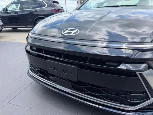 Black 2025 Hyundai SONATA SEL