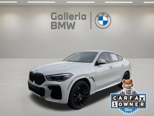 Mineral White Metallic 2022 BMW X6 M50i