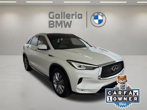 Majestic White 2021 INFINITI QX50 Luxe
