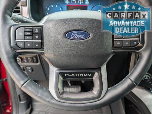 Rapid Red Metallic Tinted Clearcoat 2025 Ford F-150 Platinum