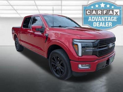 Rapid Red Metallic Tinted Clearcoat 2025 Ford F-150 Platinum