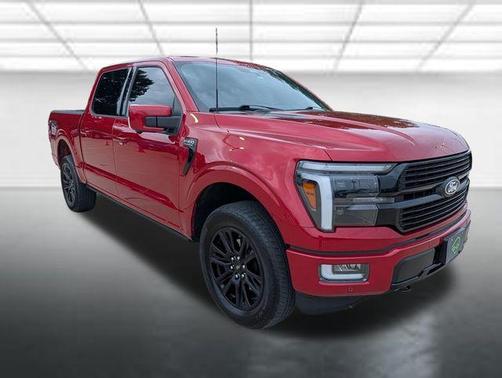 Rapid Red Metallic Tinted Clearcoat 2025 Ford F-150 Platinum