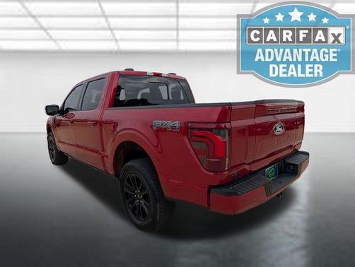 Rapid Red Metallic Tinted Clearcoat 2025 Ford F-150 Platinum