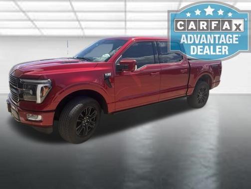 Rapid Red Metallic Tinted Clearcoat 2025 Ford F-150 Platinum