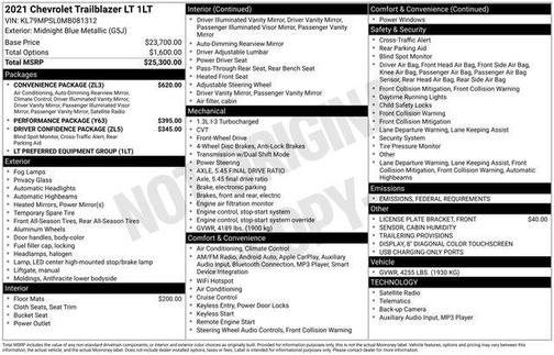 2021 Chevrolet Trailblazer LT