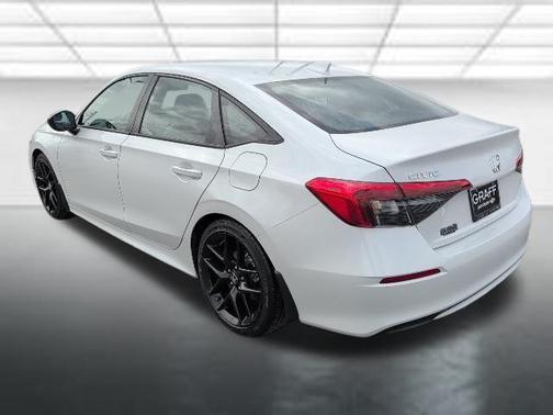 Platinum White Pearl 2024 Honda Civic Sport