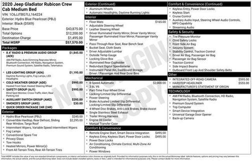 2020 Jeep Gladiator Rubicon