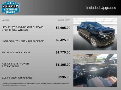 Black 2023 Chevrolet Silverado 1500 High Country