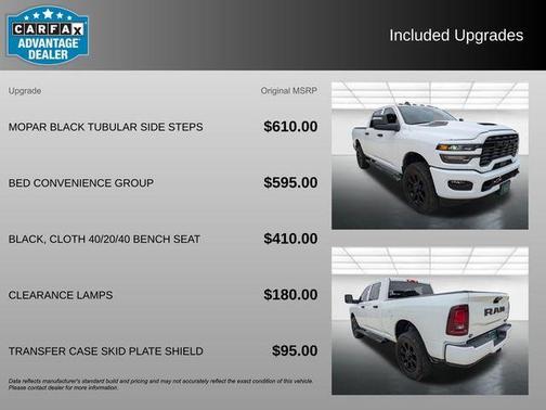 Bright White Clearcoat 2026 RAM 2500 Tradesman