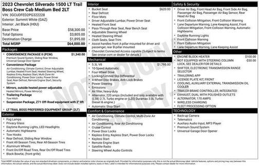 2023 Chevrolet Silverado 1500 LT Trail Boss