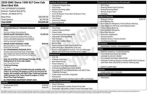 2020 GMC Sierra 1500 SLT