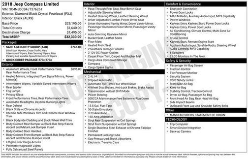 2018 Jeep Compass Limited