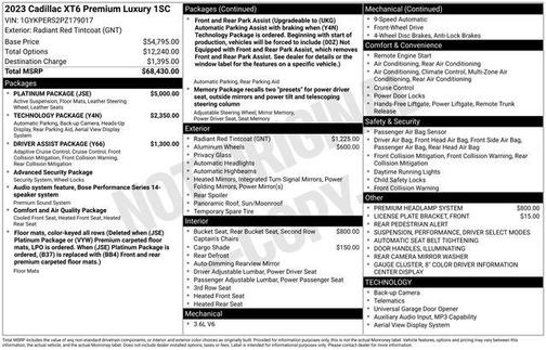 2023 Cadillac XT6 Premium Luxury FWD