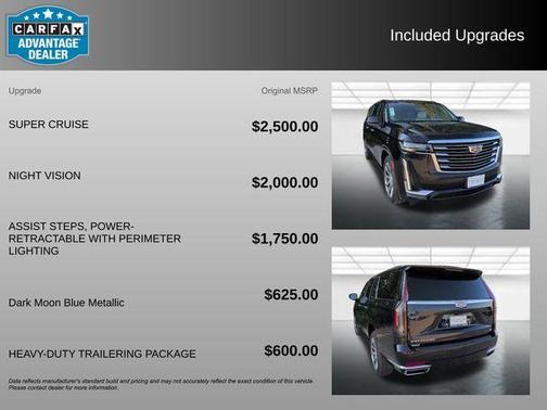 2022 Cadillac Escalade ESV Premium Luxury Platinum