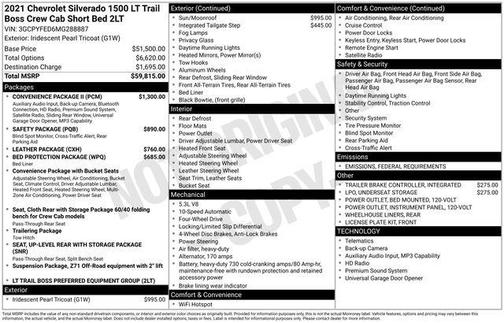 2021 Chevrolet Silverado 1500 LT Trail Boss