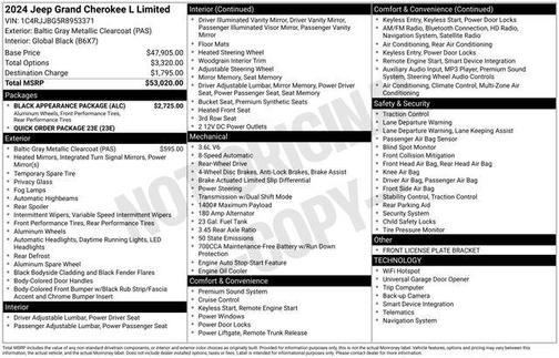 2024 Jeep Grand Cherokee L Limited