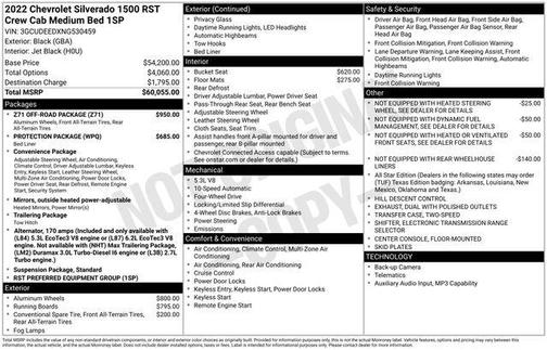 2022 Chevrolet Silverado 1500 RST