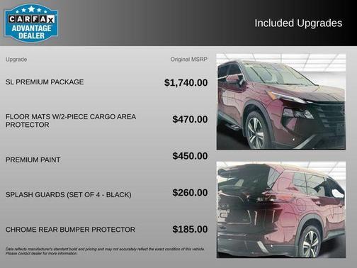 Scarlet Ember 2025 Nissan Rogue SL