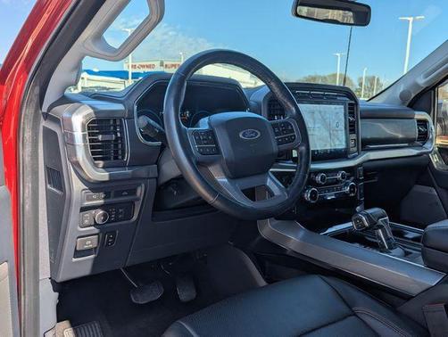 Red Metallic 2022 Ford F-150 Lariat